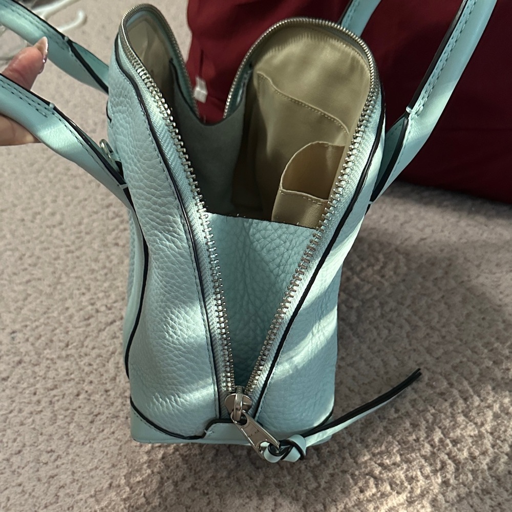 Coach Mint Green Leather small Satchel - Picture 12 of 12